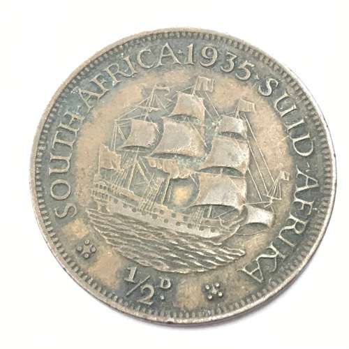 1935 SA Union Half Penny - XF