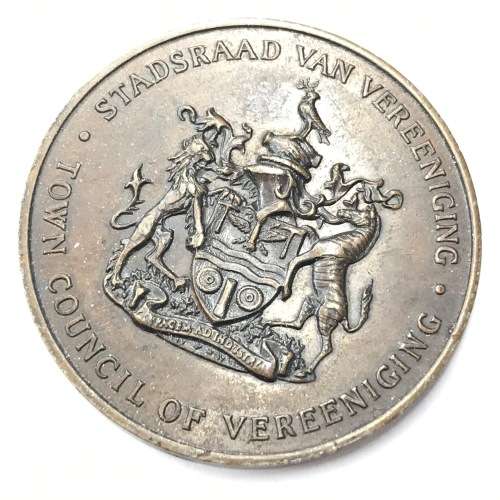 1910-1960 - 50 Years Union - vereeniging bronze medallion