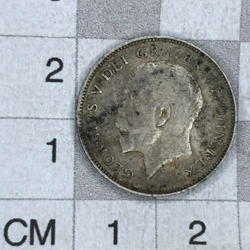 1917 Great Britain 6d sixpence silver