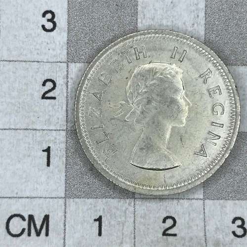 1960 SA Union Shilling - AU cracked die all around REV and OBV