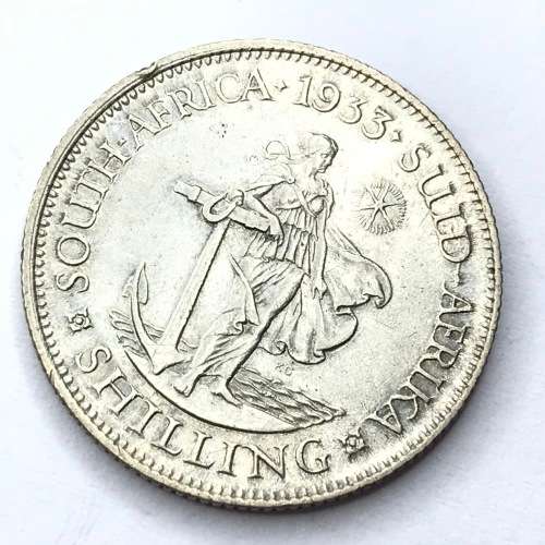 1933 SA Union One Shilling - VF