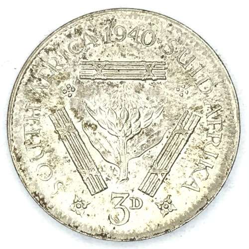 1940 SA Union Tickey - AU+