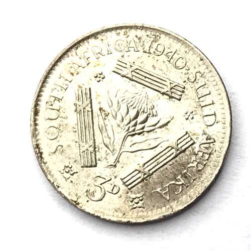 1940 SA Union Tickey - AU+