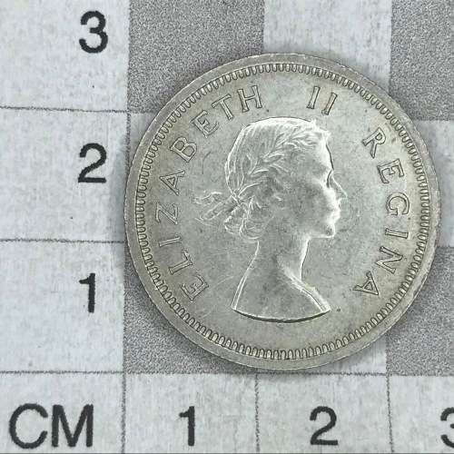 1941 SA Union 2 1/2 Shilling Half Crown - XF with cracked die mark observe