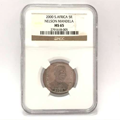 2000 RSA Mandela MS65 graded by NGC