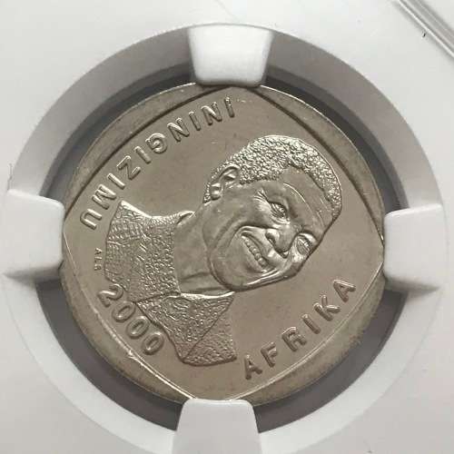 2000 RSA Mandela MS65 graded by NGC