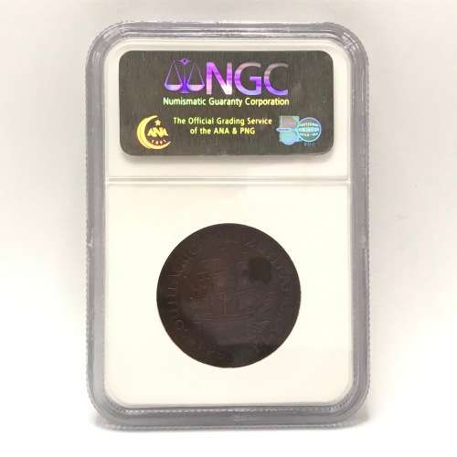 1923 SA Union penny graded MS 65 BN by NGC