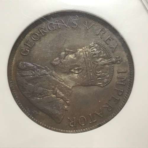 1923 SA Union penny graded MS 65 BN by NGC