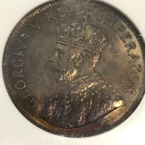 1923 SA Union penny graded MS 65 BN by NGC