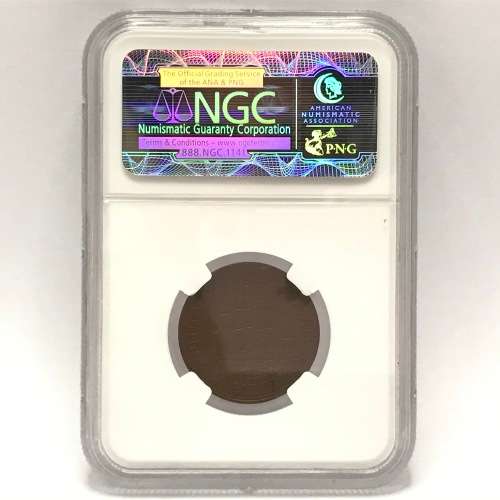 1925 SA Union half penny graded AU 50 BN by NGC