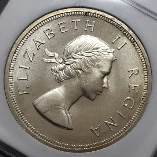 1954 SA Union Crown graded PL65 by NGC
