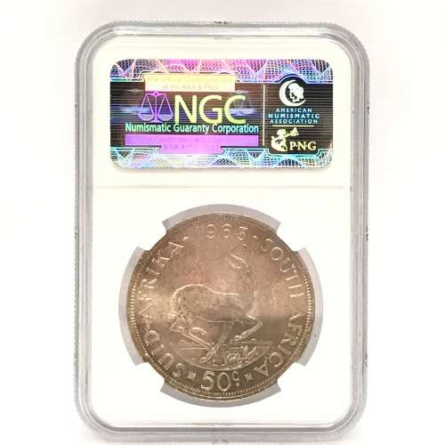 1963 RSA silver 50c graded proof 66 by NGC - Wow