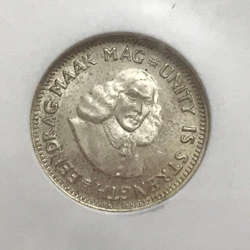 1962 RSA Scarce 2 1/2 cent graded MS64 by NGC - Only 8735 minted