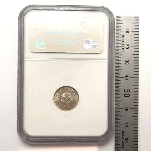 1962 RSA Scarce 2 1/2 cent graded MS64 by NGC - Only 8735 minted