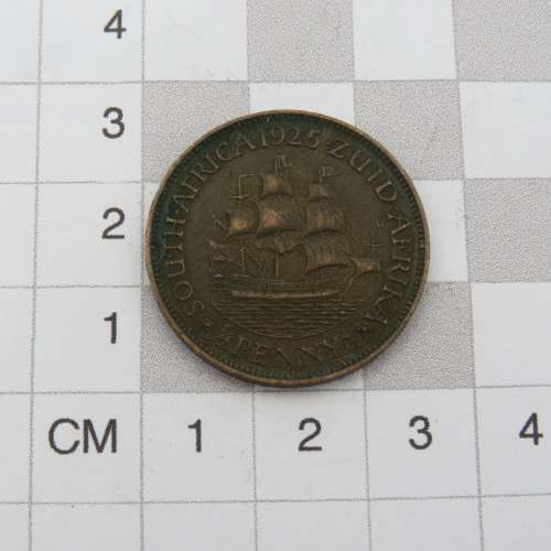 1925 South Africa half penny XF