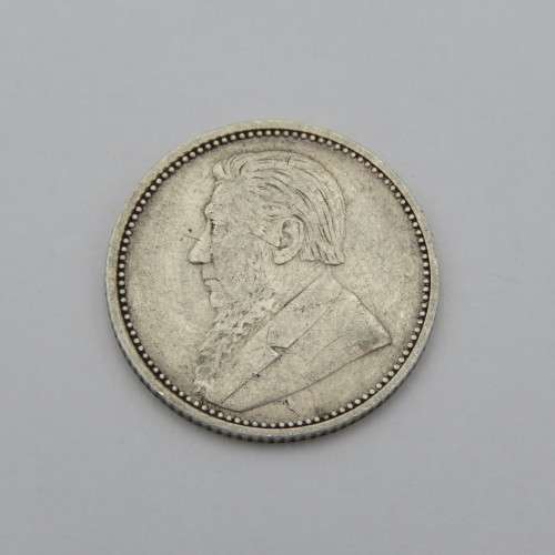 1895 ZAR Paul Kruger 6d VF
