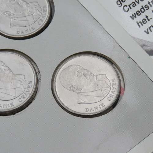 Danie Craven 50 Years commemorative medallion set