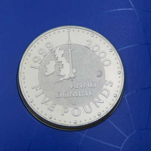 2000 Royal Mint Millennium Dome mint Mark 5 Pounds coin pack - Limited issue