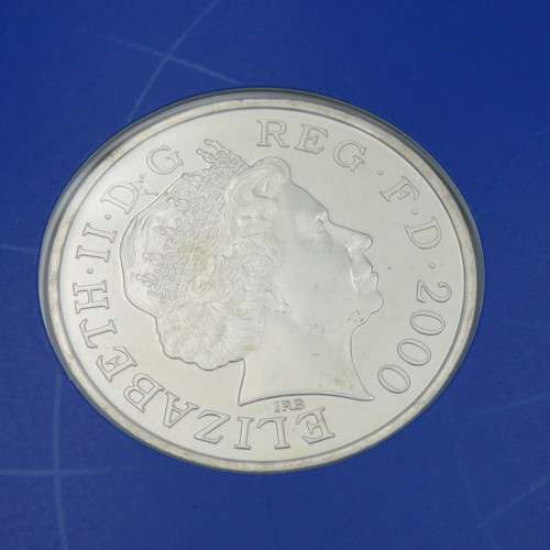 2000 Royal Mint Millennium Dome mint Mark 5 Pounds coin pack - Limited issue