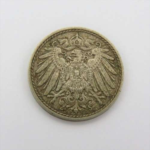 1908 J Deutsches Reich 5 Pfennig