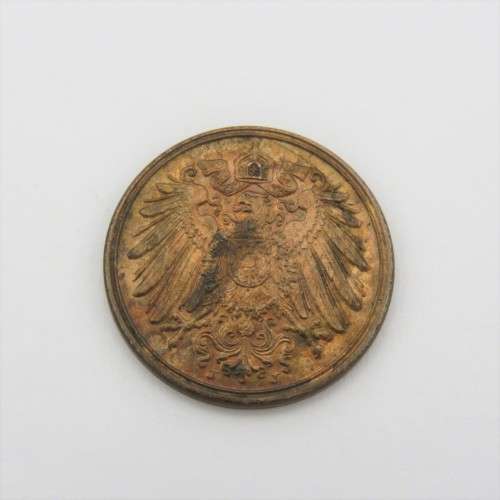 1908 Deutsches Reich 1 Pfennig AU