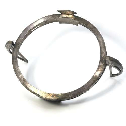 Art deco silver plated WMF glass bowl stand