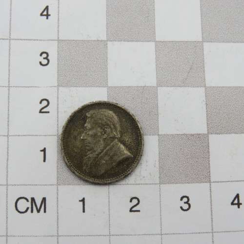 1896 ZAR Paul Kruger 3d tickey