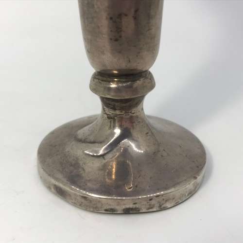 Pair of silver flower vases made in Sheffield by Walker and Hall - 254,6g
