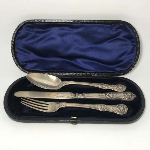 Hallmarked Silver Christening set - 50g