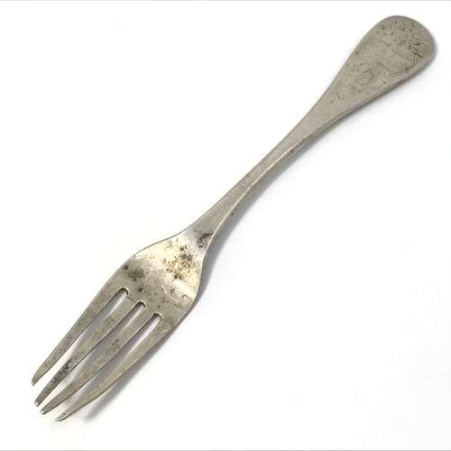 Russian silver fork k3 - 1880 - 84