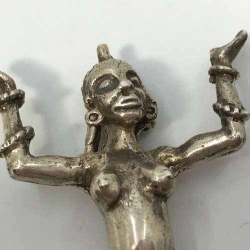 Silver figurine from Northern Zambia - 68mm high