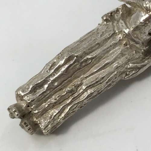 Ethnic silver figurine from Northern Zambia - 64mm high