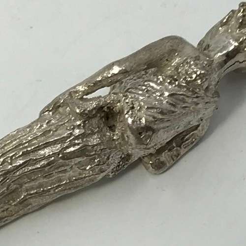 Ethnic silver figurine from Northern Zambia - 64mm high