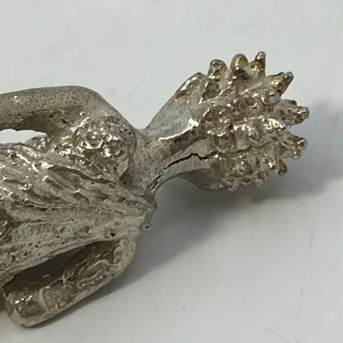 Ethnic silver figurine from Northern Zambia - 64mm high