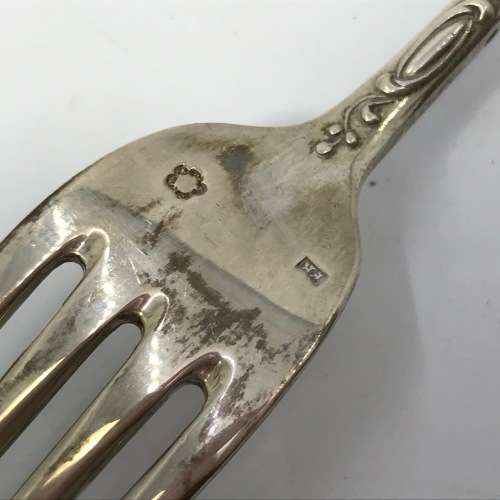 Antique Austrian Silver Christening set by Franz Rumwolf - circa 1899-1924