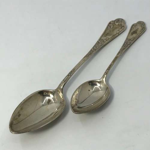 Antique Austrian Silver Christening set by Franz Rumwolf - circa 1899-1924