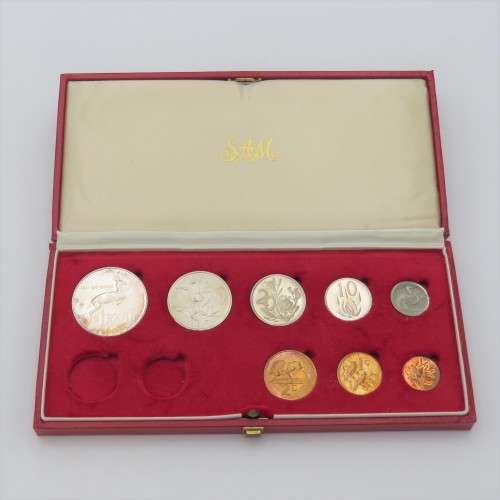 1980 RSA short proof set in long proof box