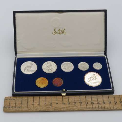 1988 RSA short proof set with silver R1