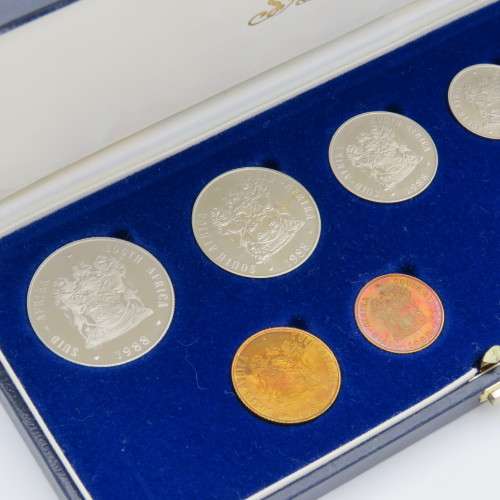 1988 RSA short proof set with silver R1