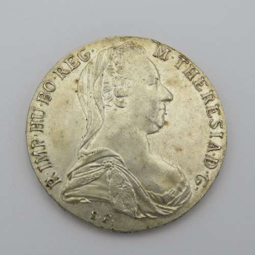 1780 silver Maria Theresia Thaler - Crown size