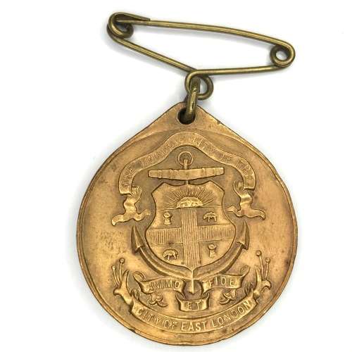 1937 Coronation medallion - East London