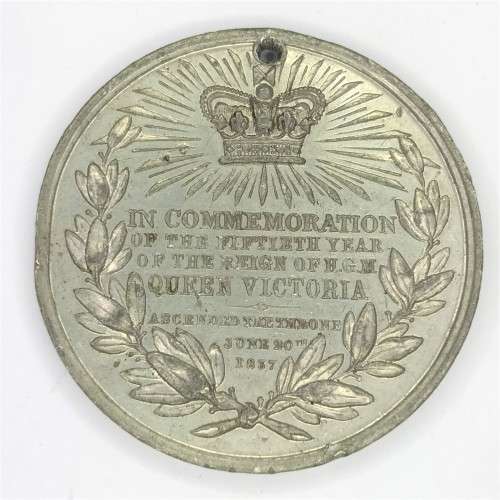 1887 Queen Victoria Jubilee Medallion - excellent