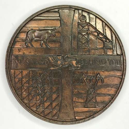 1965 Rhodesian Independence Medallion