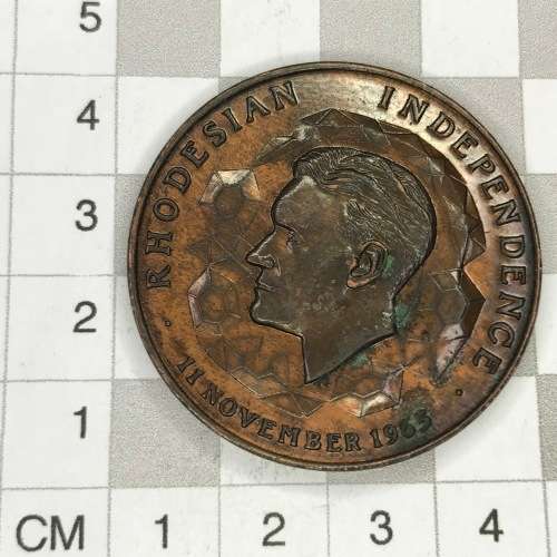 1965 Rhodesian Independence Medallion