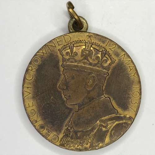 1937 George VI medallion excellent - unusual one