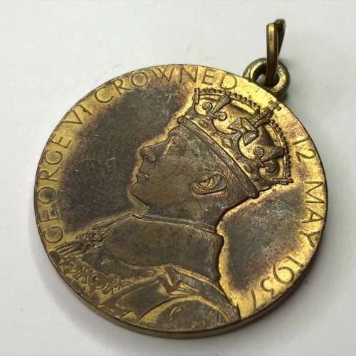 1937 George VI medallion excellent - unusual one