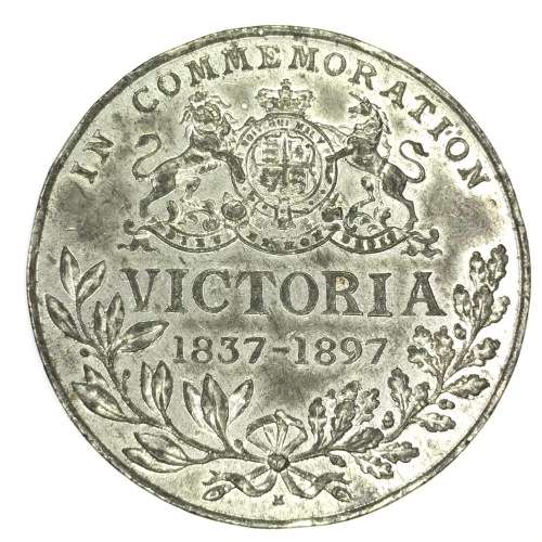 Victoria 1837 - 1897 large medallion - a bit heavier than aluminum and in excellent condition