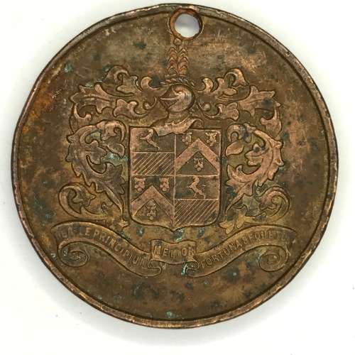Medallion to commemorate the visit of Prince George in 1934 to the Durban march