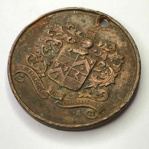 Medallion to commemorate the visit of Prince George in 1934 to the Durban march