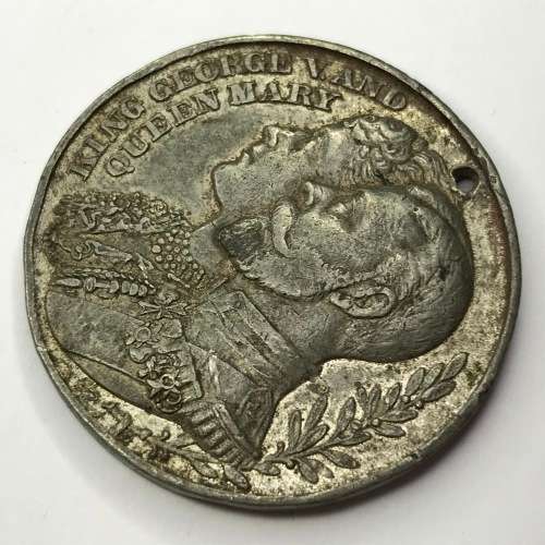 1910 Union of SA - King George opening of the first parliament medallion